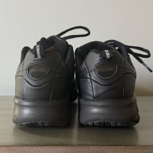 ❤️ Skechers | Black Slip Resistant Sneakers - Picture 5 of 9